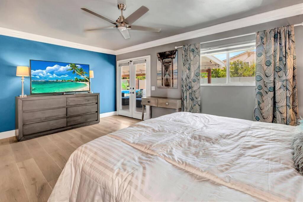 Huntington Beach, Ac, Pool, Hot Tub, Detached Office, Close To Beach, Outside Entertaining Area Exterior foto